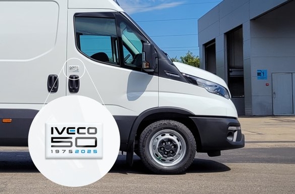 Poznaj furgon IVECO Daily w specjalnej cenie z okazji 50-lecia istnienia marki.