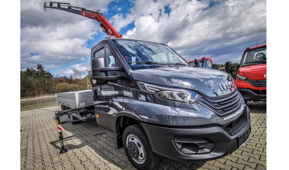 #IVECOnaWYDANIU - Daily z HDS Fassi F40 i skrzynią .